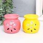 Аромалампа "Цветок" 7 x 6,8 x 6,8 см, МИКС - фото 809293776