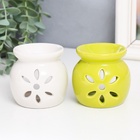 Аромалампа "Цветок" 7 x 6,8 x 6,8 см, МИКС - фото 809293780