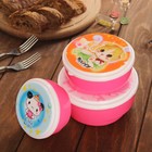 Набор ланч-боксов пластиковых «Китти», 3 шт: 10×4 см; 12×5,5 см; 14,5×5,5 см - Фото 12