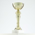 Кубок 150С, наградная фигура, золото, подставка камень, 17,3 х 7 х 5 см. - Фото 3