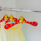Плечики для одежды детские «Жираф», размер 30-34 - Фото 1