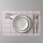 Салфетка сервировочная на стол «Окна», 42,5×29 см, цвет розовый - Фото 1