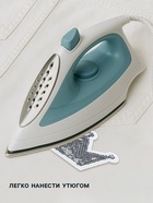 Термоаппликация «Корона», с пайетками, 8×5.8 см, цвет серебряный - Фото 2