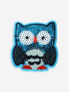 Термоаппликация «Сова», с пайетками, 6×5.3 см, синяя - Фото 3