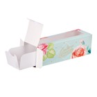 Коробка для макарун, кондитерская упаковка «Сладкого настроения», 5.5 х 18 х 5.5 см - Фото 2