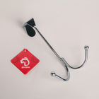 Вешалка на дверь Доляна «Лайт», 2 крючка, 16.5×5×9.5 см, хром - Фото 3