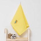 Полотенце детское "Доляна" Белочка, цвет солнечный 40х70 см, 100% хлопок, 150 г/м² - Фото 1
