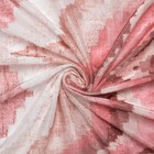 Штора тюлевая сетка с бархатом "Этель" Памир 170х250 см, розовый,100% п/э - Фото 3
