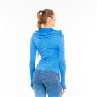 Толстовка женская спортивная 219, цвет синий меланж, р-р 40-42  (S) - Фото 2