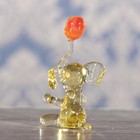 Сувенир стекло микро "Слон с мячом" 4х3х2 см  МИКС - Фото 4