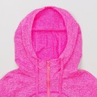 Толстовка женская спортивная 219, цвет розовый меланж, р-р 40-42  (S) - Фото 4