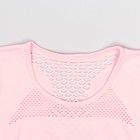 Футболка женская спортивная LF007, цвет розовый, р-р 48-54 (L/XL) - Фото 6