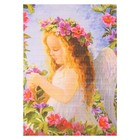 Картина стразами "Ангел с цветами" - Фото 1