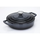 Набор посуды CS XANTEN, эмалированное покрытие, чугун, цвет черный - Фото 3