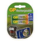 Аккумулятор GP, Ni-Mh, AA, HR6-2BL, 1.2В, 2700 мАч, блистер, 2 шт. - Фото 3