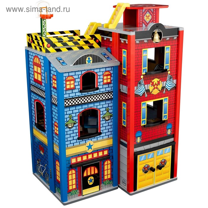 Игровой набор для мальчиков «Здание спасательной службы», 26 элементов - Фото 1