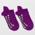 Носки женские, цвет фиолетовый неон, размер 23 - Фото 1