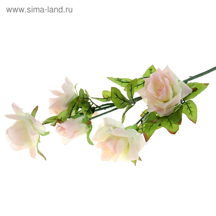 цветы искусственные роза куст 82 см d-12.h-6 - Фото 1