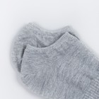 Носки мужские укороченные, цвет серый, размер 25 - Фото 2