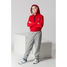 Толстовка с капюшоном для мальчика "Морская", красная, р-р 34 (122-128 см) 7-8 л 100 % хл - Фото 2