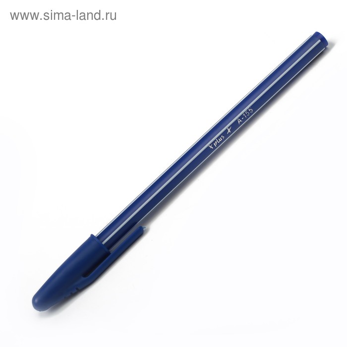 Ручка шариковая 0,5мм стержень синий корпус Полоски МИКС A plus - Фото 1