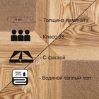 Ламинат Parkett Коллаж светлый 85908, 33 класс 8 мм, 3,84 м2 - Фото 3