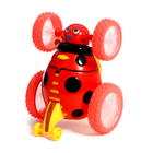 Машина-перевёртыш «Божья коровка», радиоуправляемая, световые эффекты, цвет красный - Фото 6