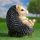 Садовая фигура "Ёж сидячий большой" 22см - фото 37526974