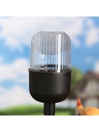 Садовая фигура - фонарь из полистоуна «Белка с орешком», 24×12×24 см 3622928