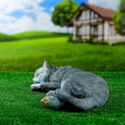 Садовая фигура из полистоуна «Кот Кузя», 13×24×40 см - Фото 13