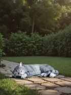 Садовая фигура из полистоуна «Кот Кузя», 13×24×40 см - Фото 3