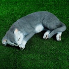 Садовая фигура из полистоуна «Кот Кузя», 13×24×40 см - Фото 14