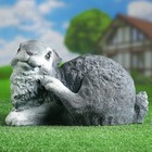 Садовая фигура "Кролик лежачий" 33х17х20см - Фото 1