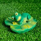 Садовая фигура "Лягушка на животе" 6х13см - Фото 1