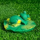 Садовая фигура "Лягушка на животе" 6х13см - Фото 3