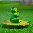 Садовая фигура «Лягушка хлопает», 12.5×12.5×9.5 см - Фото 4
