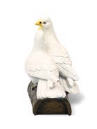 Садовая фигура из полистоуна «Голуби Пара на трубе», 25×14×22 см - Фото 8