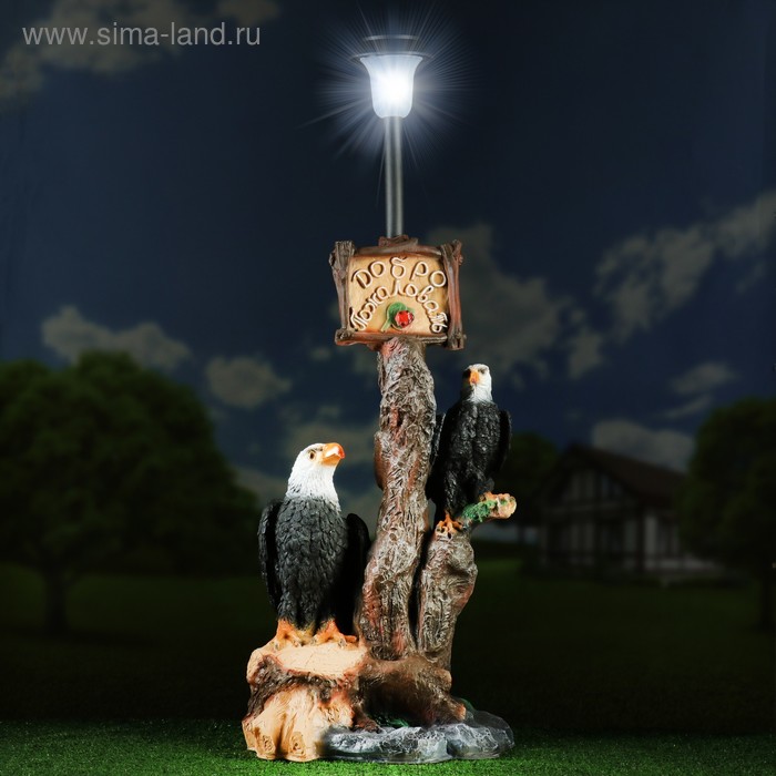 Садовый фонарь "Дерево с фонарем: два Орла" 72х40 см - Фото 1