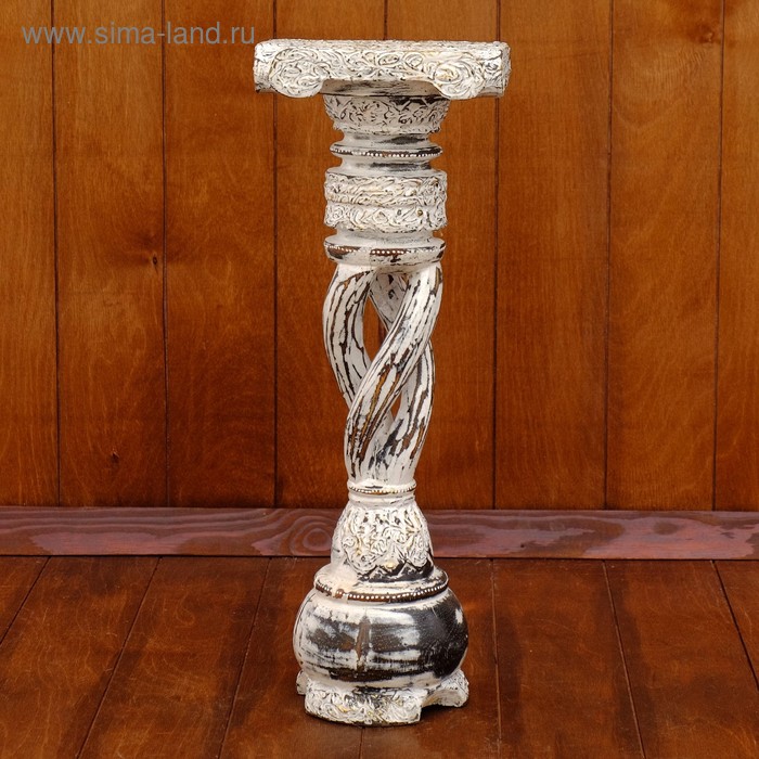 Интерьерная подставка под цветы "Калипсо" 18х18х50 см - Фото 1