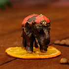 Сувенир бронза "Красный слоник" 6,5х3,5х4 см - Фото 4