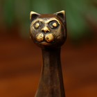 Сувенир бронза "Кошка с длинной шеей" 4х3,5х12,5 см - Фото 2
