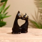 Сувенир «Сладкая парочка кошек», 7.5×3.5×9 см, бронза - Фото 2