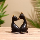 Сувенир «Сладкая парочка кошек», 7.5×3.5×9 см, бронза - Фото 3