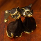 Сувенир бронза "Сладкая парочка кошек" 7,5х3,5х9 см - фото 8652704