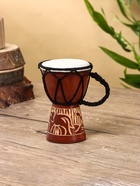 Сувенирный музыкальный инструмент барабан джембе «Светлый», 12×9×9 см, МИКС 2929585 Сувенирный музыкальный инструмент барабан джембе «Светлый», 12×9×9 см, МИКС 2929585