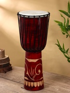 Сувенирный музыкальный инструмент барабан джембе «Светлый», 50×23×23 см, МИКС 2929605 Сувенирный музыкальный инструмент барабан джембе «Светлый», 50×23×23 см, МИКС 2929605