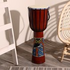 Сувенирный музыкальный инструмент барабан джембе «Цветной», 70×25×25 см, МИКС - фото 120906509