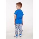 Пижама для мальчика, рост 122/128 см, цвет синий/звезды - Фото 2