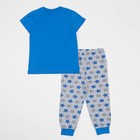 Пижама для мальчика, рост 92 см, цвет синий мишка/звезды - Фото 3