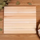 Сидушка для бани и сауны «Вот это баня!», 32×39 см, деревянный, «Добропаровъ» - Фото 2